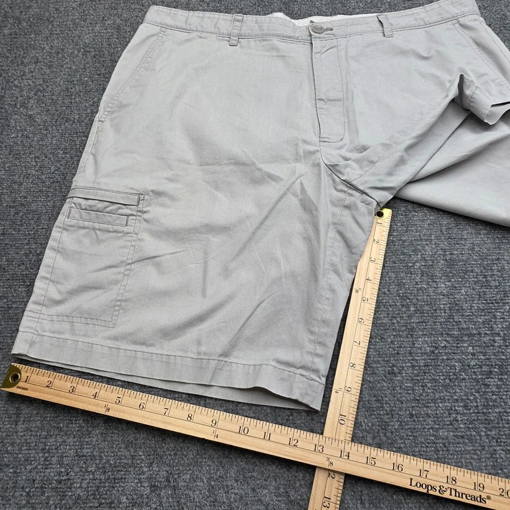 Greg Norman for Tasso Elba‎ Cargo Shorts Mens 40 Gray Flat Front Golf Casual